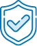 Shield and checkmark